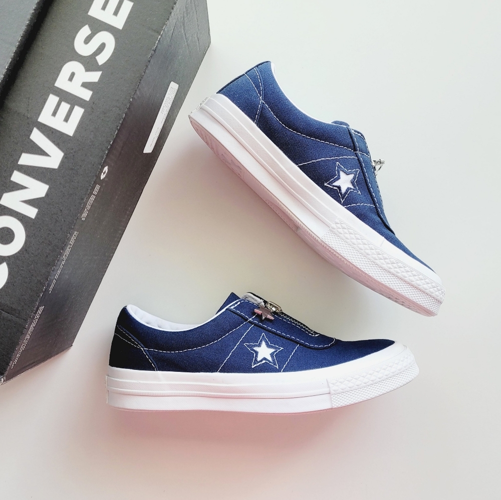 Converse One Star Slip Navy White Women's 5